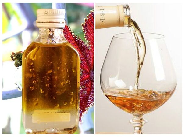 cognac e olio di ricino contro i parassiti