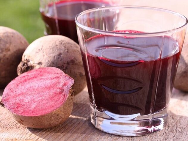Il succo fresco di barbabietola è una bevanda antielmintica per le donne incinte