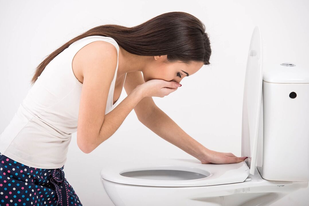 nausea dovuta alla presenza di vermi nel corpo